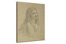 Drawing of a Woman zs17350 - Obraz