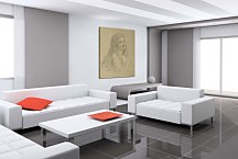 Drawing of a Woman zs17350 - Obraz