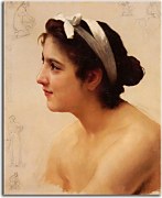Etude d'une femme pour Offrande a l'Amour zs17353 - Obraz