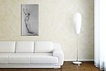 Flagellation of Christ study in pencil zs17358 - Obraz