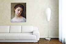 Head Of A Young Girl zs17363 - Obraz