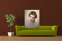 Head Study of Female Face Blonde zs17364 - Obraz