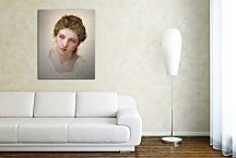 Head Study of Female Face Blonde zs17364 - Obraz