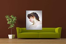 Head Study of Female Face Blonde 2 zs17365 - Obraz