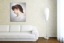 Head Study of Female Face Blonde 2 zs17365 - Obraz