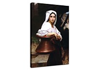 Italian Girl Drawing Water zs17372 - Obraz