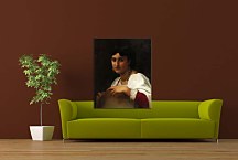 Italian Girl with Tambourine zs17373 - Obraz