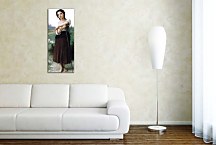 Jeune Bergere Debout. Young Shepherdess Standing zs17374 - Obraz