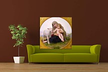 Reprodukcia La Vierge a L'agneau zs17381