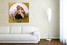 Reprodukcia La Vierge a L'agneau zs17381