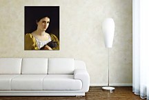 Lady with Glove zs17383 - obraz