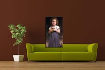 Reprodukcia Little Girl Holding Apples in Her Hands zs17393