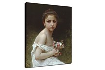 Reprodukcia Little Girl with a Bouquet zs17394