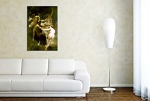 Reprodukcia Nymphs and Satyr zs17411