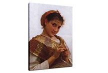 Portrait of a Young Girl Crocheting zs17420 - reprodukcia