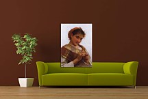 Portrait of a Young Girl Crocheting zs17420 - reprodukcia