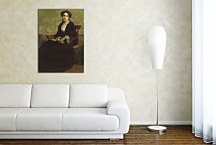 Portrait of Genevieve Celine zs17421 - obraz