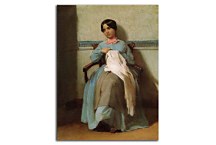Portrait of Léonie Bouguereau zs17423 - obraz