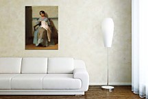 Portrait of Léonie Bouguereau zs17423 - obraz