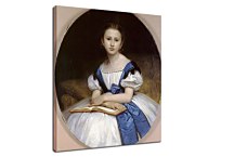 Portrait of Mlle Brissac zs17427 - obraz