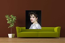 Portrait of Gabrielle Cot zs17429 - reprodukcia