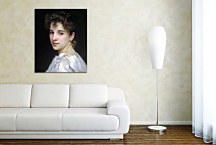 Portrait of Gabrielle Cot zs17429 - reprodukcia