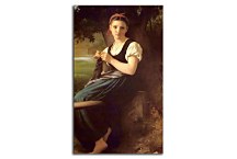 Obraz - The Knitting Girl zs17469