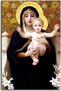 Obraz - The Virgin of the Lilies zs17488