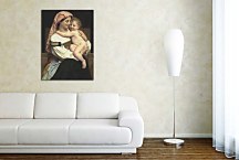 Woman of Cervara and Her Child zs17509 - obraz