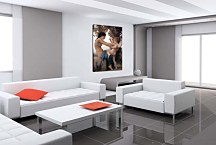 Young Girl Defending herself against Cupid zs17511