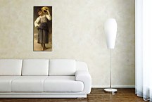 Young Girl Going to the Fountain zs17512 - obraz