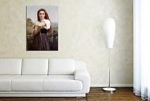 Young Shepherdess zs17514 - obraz