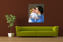 Obrazy Mary Cassatt - A Kiss For Baby Anne zs17521