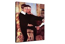Obrazy Mary Cassatt - Portrait of Alexander J. Cassat and His Son Robert Kelso Cassatt zs17525