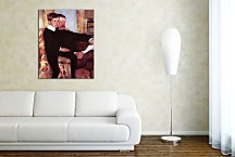 Obrazy Mary Cassatt - Portrait of Alexander J. Cassat and His Son Robert Kelso Cassatt zs17525