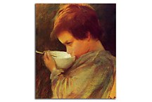 Reprodukcie Mary Cassatt - Child Drinking Milk zs17526
