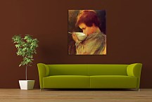 Reprodukcie Mary Cassatt - Child Drinking Milk zs17526