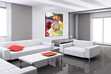 Lydia Cassatt Leaning on Her Arms, Seated in a Loge Obraz zs17532