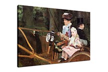 A woman and child in the driving seat Obraz zs17533