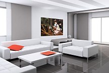 A woman and child in the driving seat Obraz zs17533