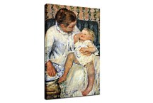 Mother about to Wash her Sleepy Child Obraz zs17537