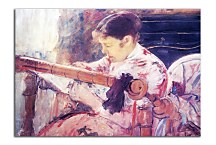 Mary Cassatt Obraz Lydia at the Tapestry Loom zs17538