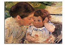 Susan Comforting the Baby Obraz zs17539