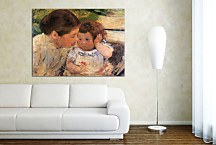 Susan Comforting the Baby Obraz zs17539