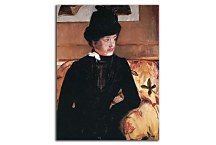 Mrs. Gardner Cassatt in Black Obraz zs17543