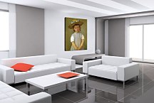 Child In A Straw Hat - Mary Cassatt Obraz zs17548