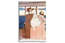 Interior of a Tramway Passing a Bridge Obraz zs17556