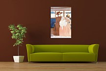 Interior of a Tramway Passing a Bridge Obraz zs17556