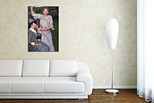 Young Woman Picking Fruit - Reprodukcia zs17563