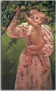 Baby Reaching For An Apple Obraz zs17565
